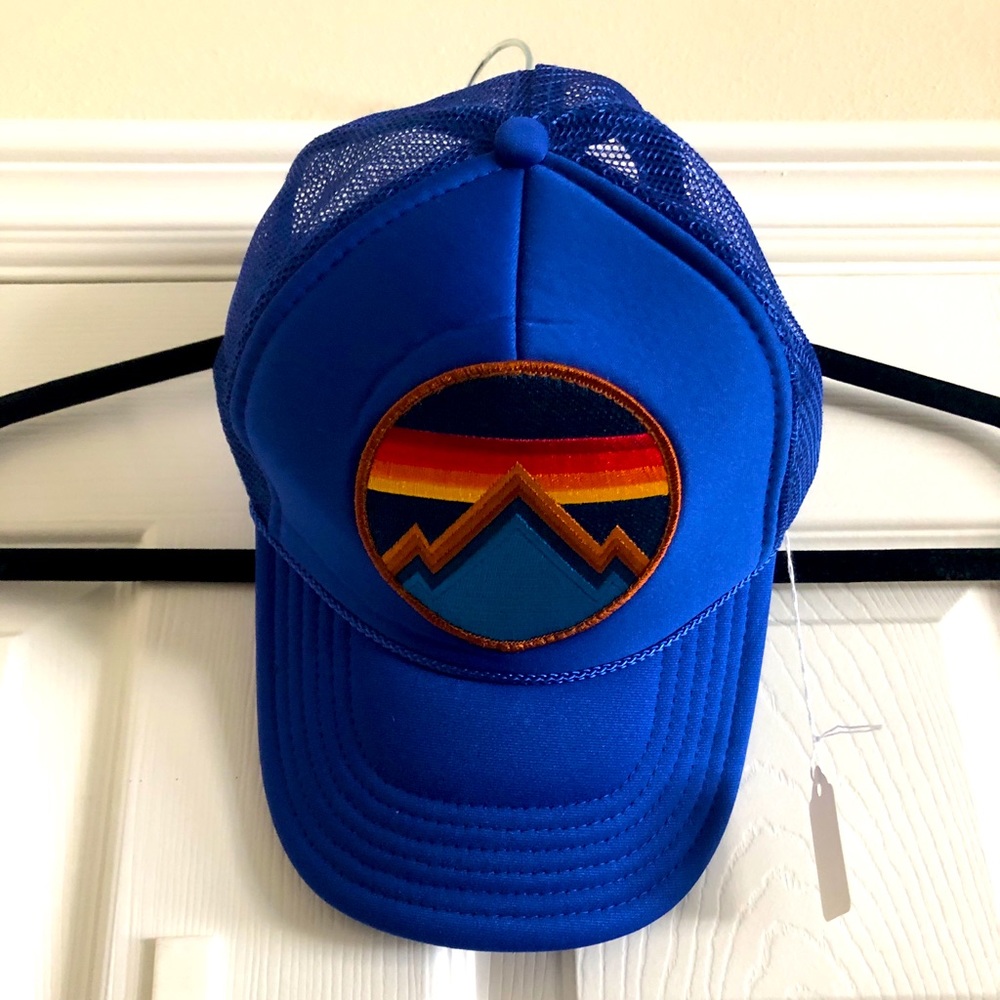 Aviator Nation Trucker Hat Royal Blue All Seasons
